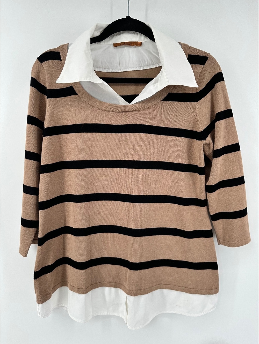 Belldini Women’s Knit Layered Top – Size L